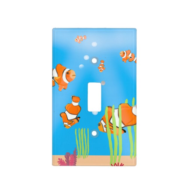 Clown Fish Light Switch Cover (Front)