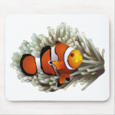 Clownfish fish mouse mat - TenStickers