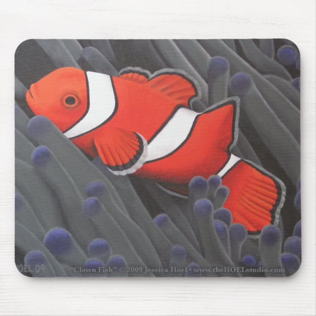 Clown Fish Mousepad (Front)