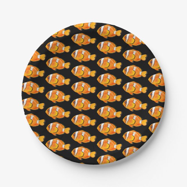 Clown Fish Paper Plates (Front)