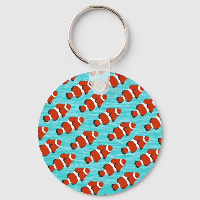 Clown fish pattern keychain (Front)