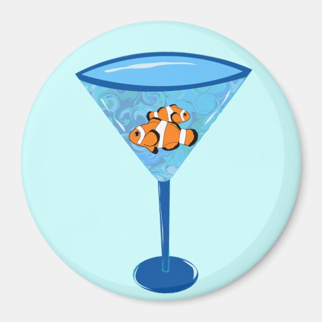 Clown Fishtini Magnet (Front)