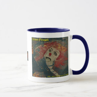 clown frown  mug