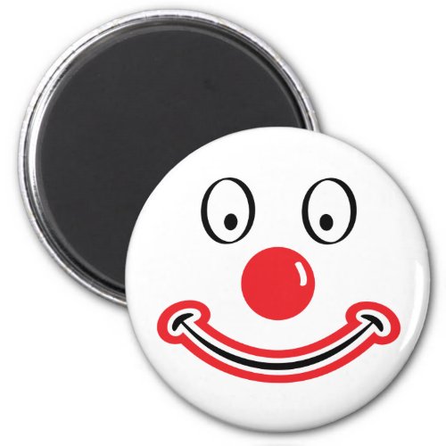 Clown gezicht met rode neus Clownsgezicht  Magnet