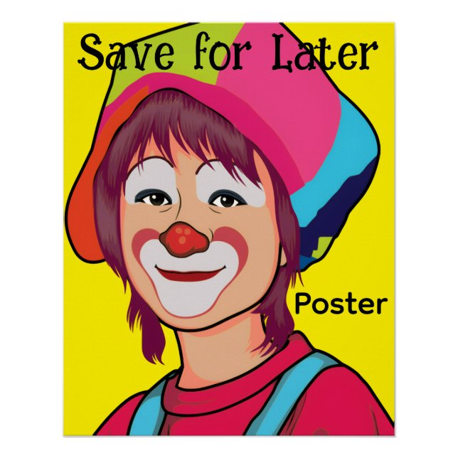 Clown Glossy Poster (Front)