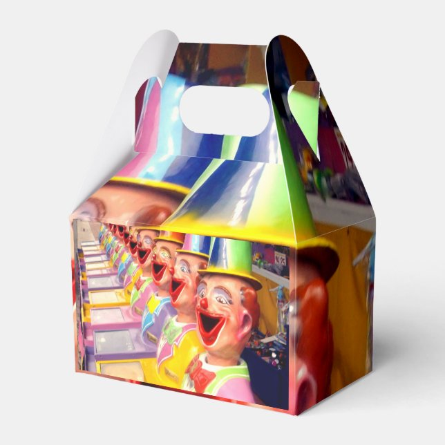 Clown Happy Faces, Favor Boxes (Front Side)