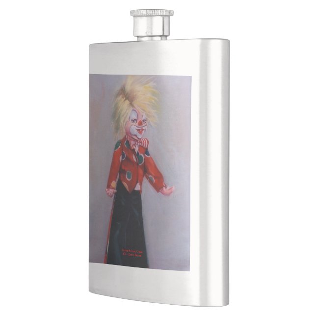 Clown Hip Flask (Left)