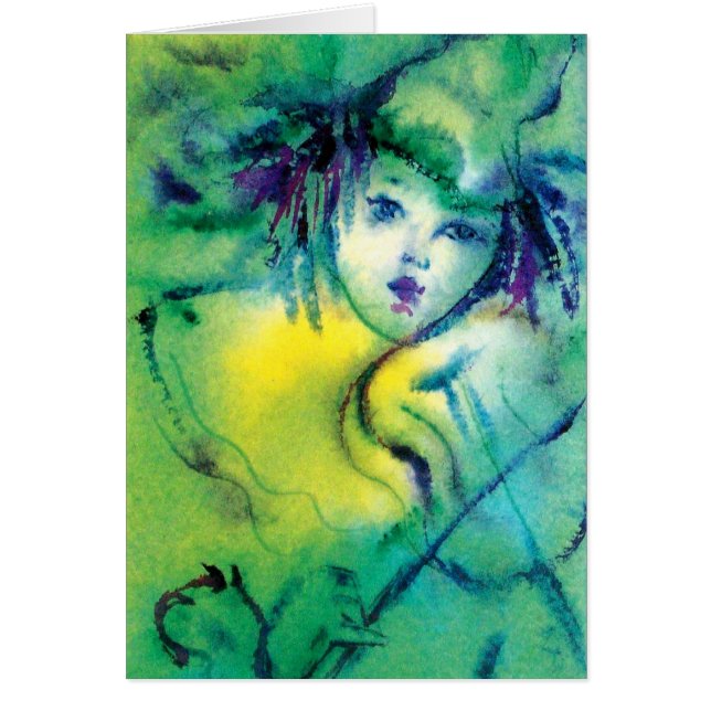 CLOWN IN GREEN CARDS (Front)