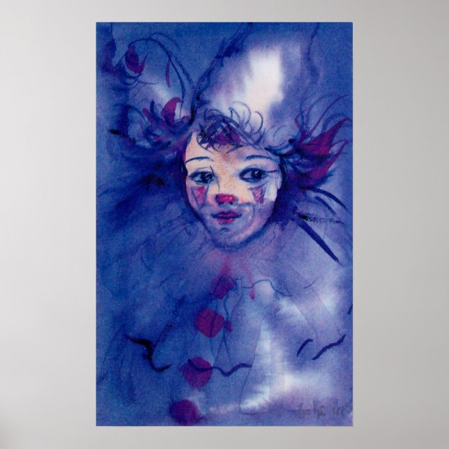 CLOWN IN PURPLE POSTER (Front)