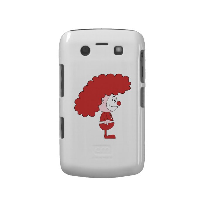 Clown in Red and White. Cartoon. Blackberry Bold Cover