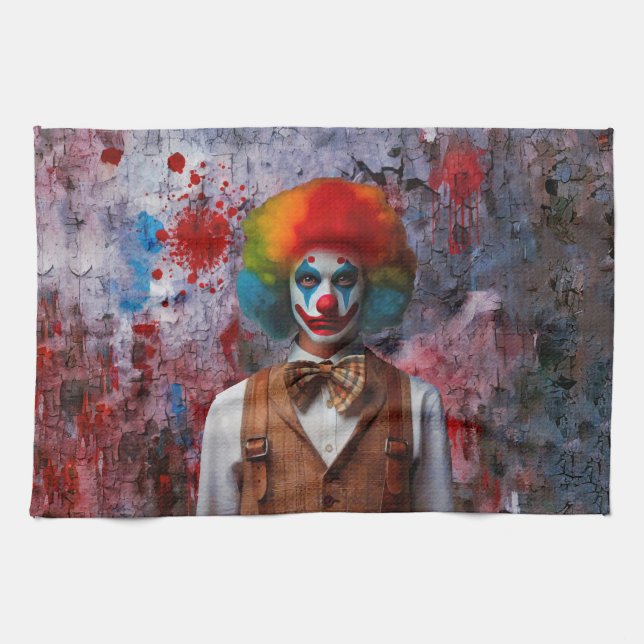 Clown Kitchen Towel (Horizontal)