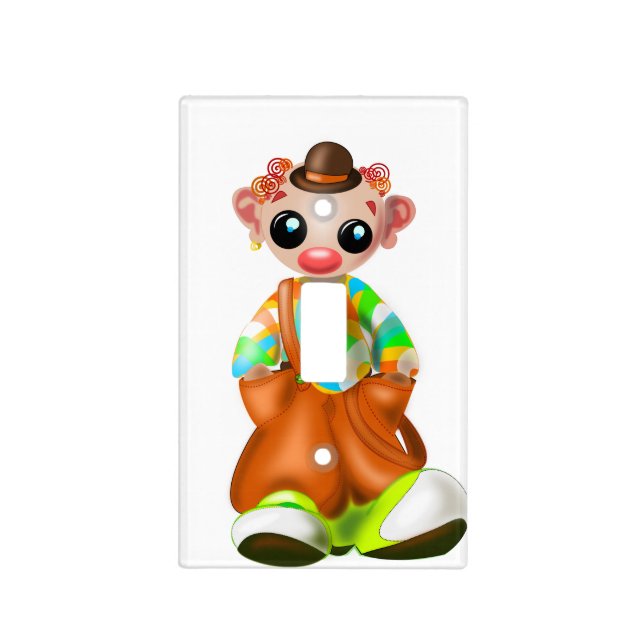 Clown Light Switch Cover Circus (Front)