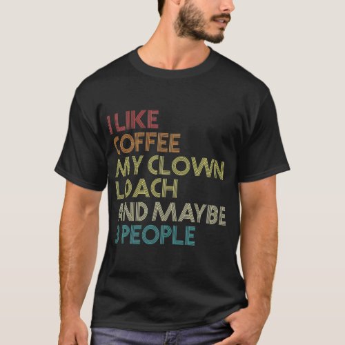 Clown Loach Fish Coffee Lover Aquarium Vintage T_Shirt