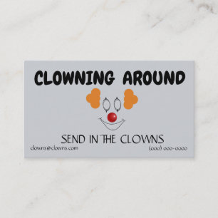 Clown Logos Templates Business Card