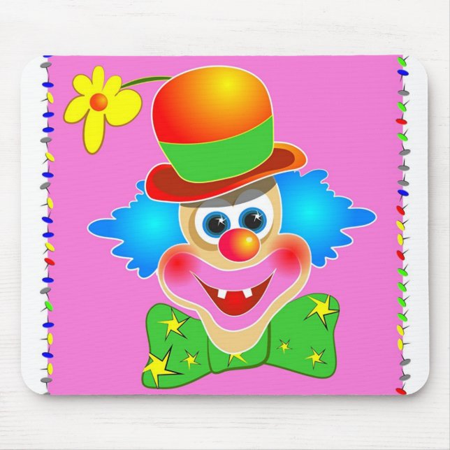 Clown Mouse Pad (Front)