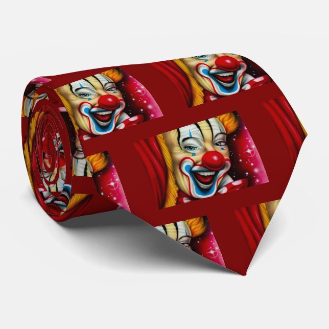 Clown Neck Tie (Rolled)