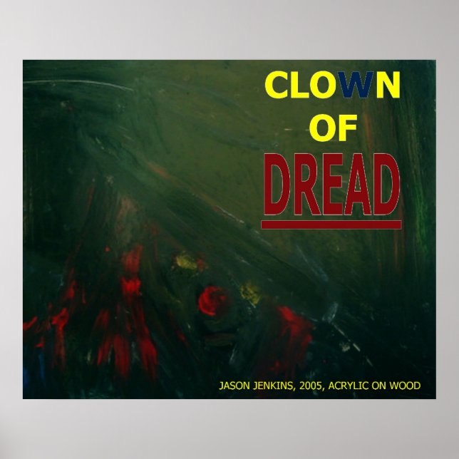 CLOWN OF DREAD POSTER (Front)