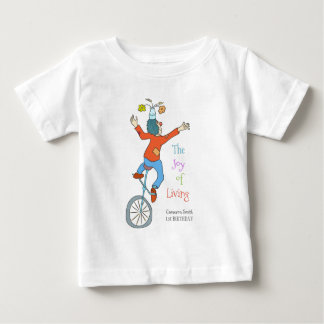 Clown on Unicycle Baby T-Shirt