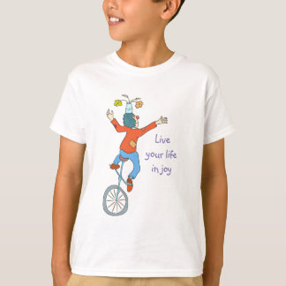 Clown on Unicycle T-Shirt