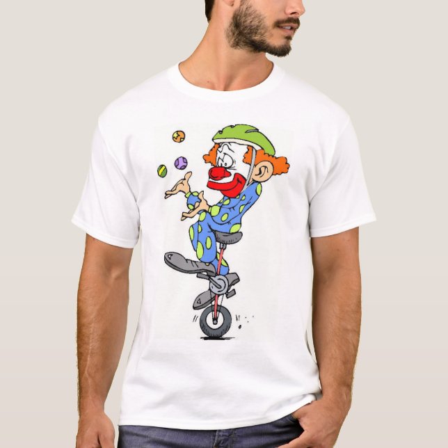 clown_on_unicycle T-Shirt (Front)