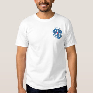 Clown Outline Embroidered T-Shirt