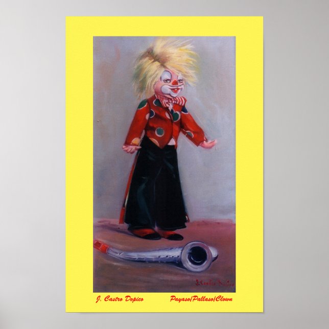 Clown/Pallaso/Clown Poster (Front)