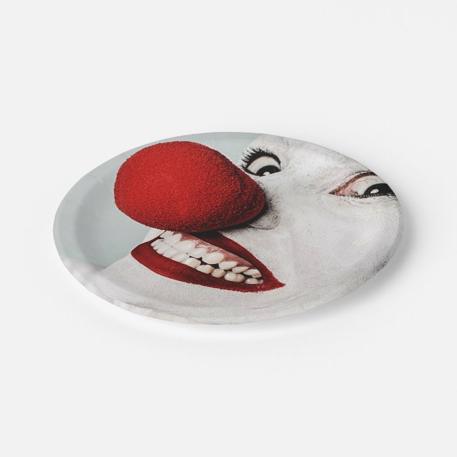 Clown Paper Plates (Angled)