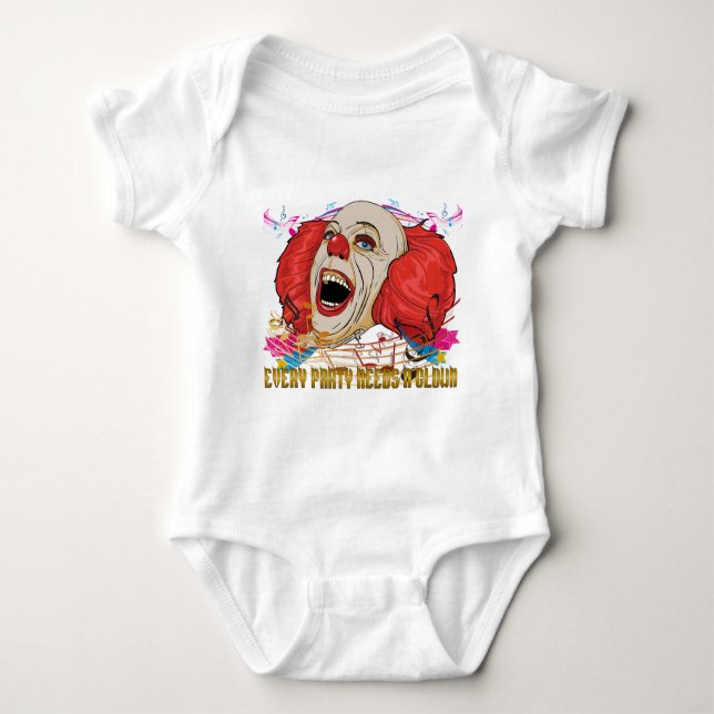 Clown-Party-1 Baby Bodysuit (Front)
