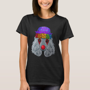 Clown Poodle Circus Carnival Costume Dog Theme Par T-Shirt