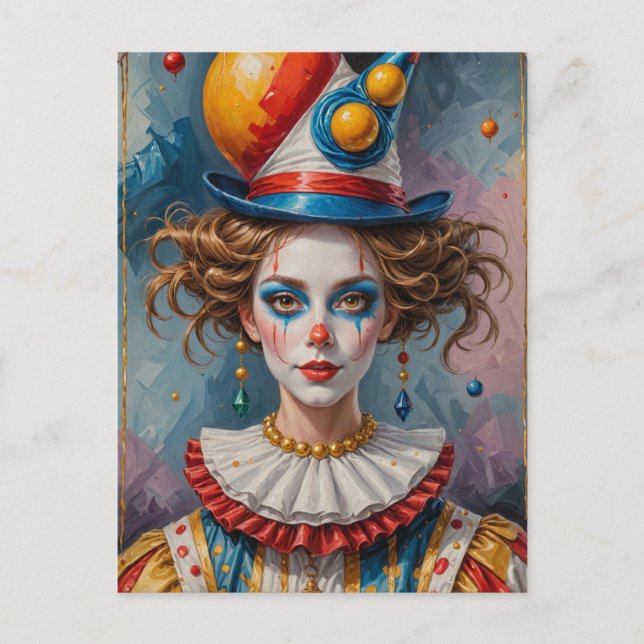 Clown Postcard (Front)