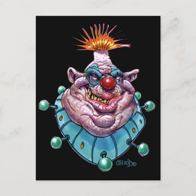 Clown Postcard (Front)
