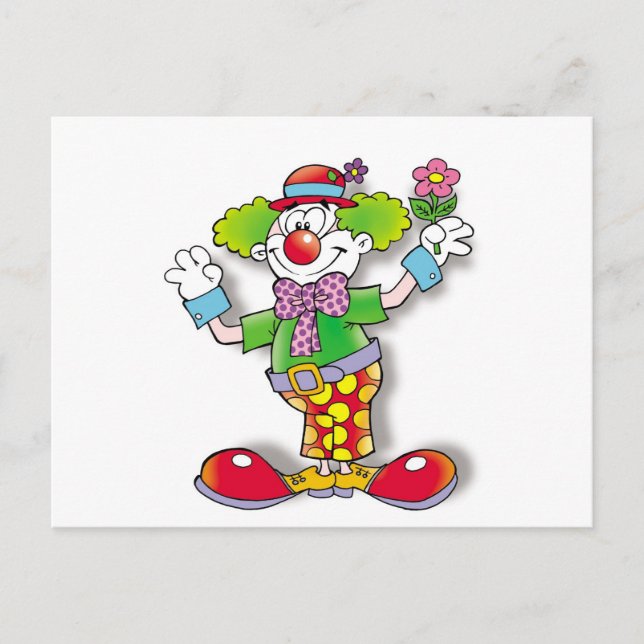Clown Postcard (Front)