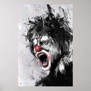 Clown Poster by bsolti at Zazzle