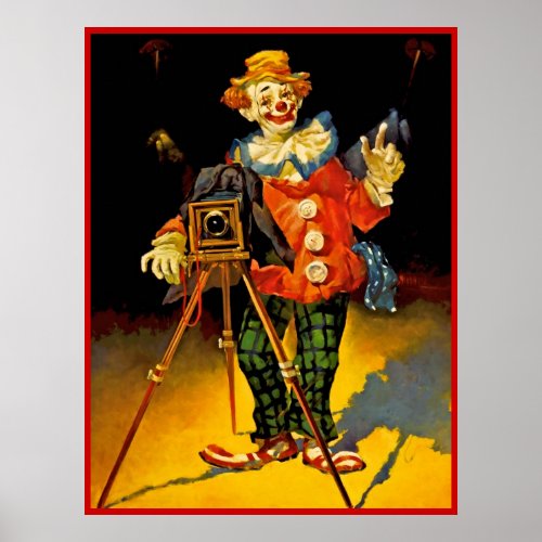 Clown poster painting  16
