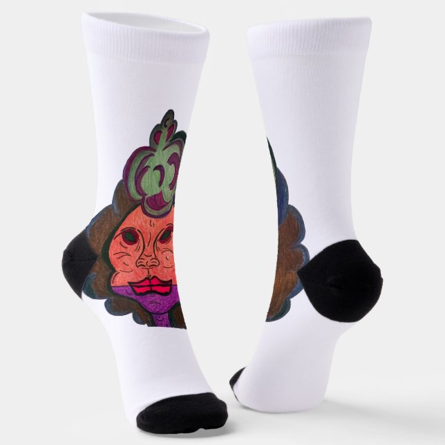 Clown Queen Socks (Angled)