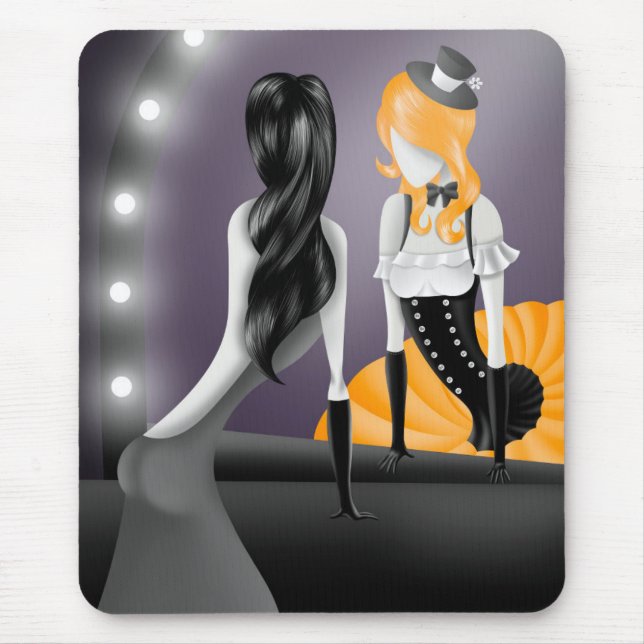 Clown Reflection Blond  Hair  Mouse pad (Front)