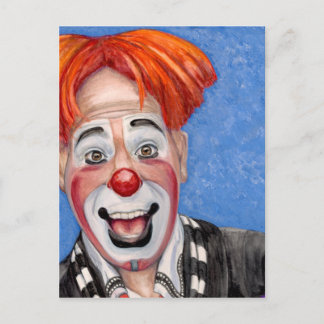 Clown Ryan Combs Postcard