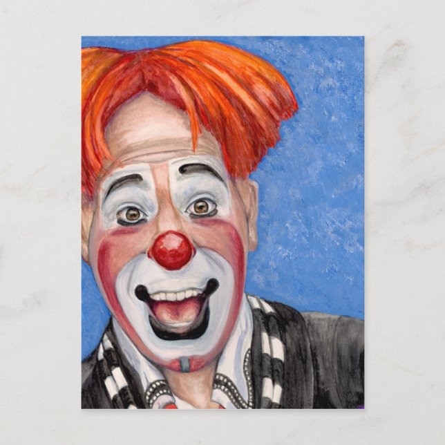 Clown Ryan Combs Postcard (Front)