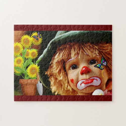 Clown Sad Face Happy Puzzle