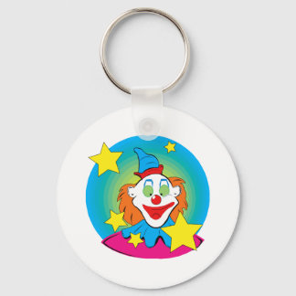 Clown seeing stars keychain