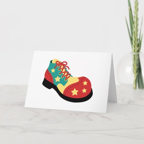 Clown Shoe Card