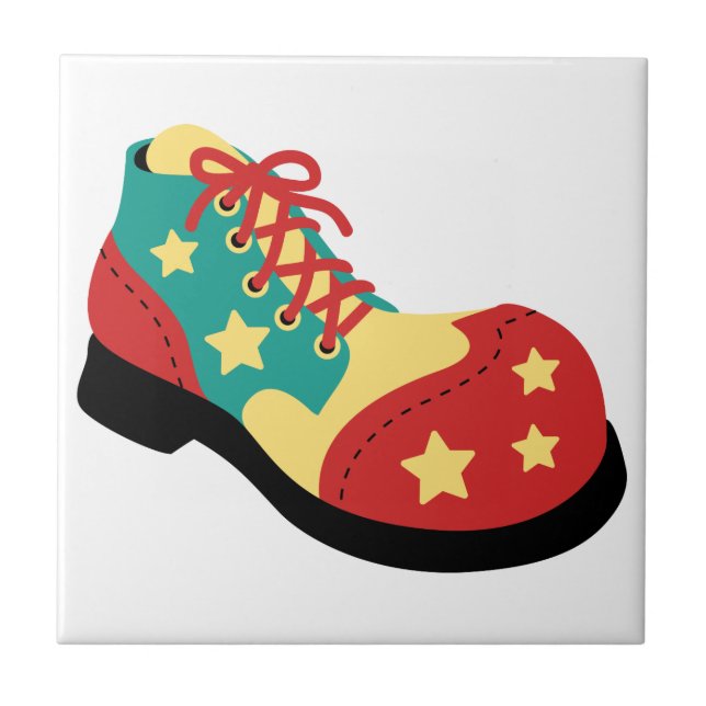 Clown Shoe Ceramic Tile (Front)