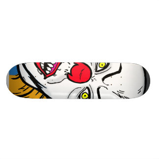 clown skateboard deck