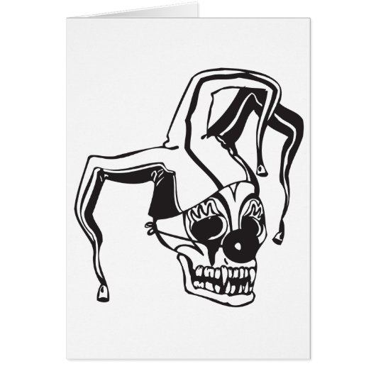 Clown Skull Cards (Front)