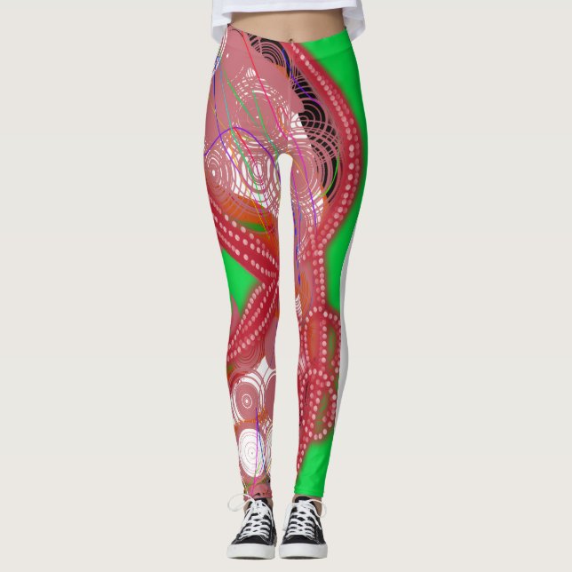 Clown Steampunk Leggings (Front)