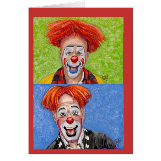 Clown Steven Daniel Copeland Cards (Front)