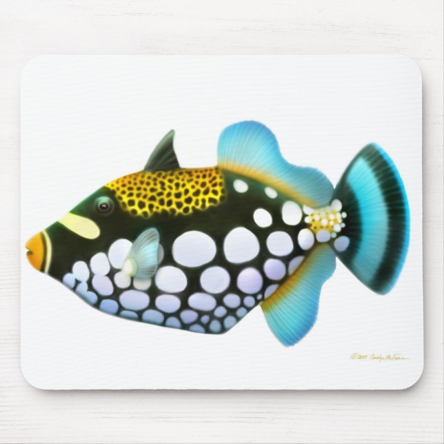 Clown Triggerfish Mousepad (Front)