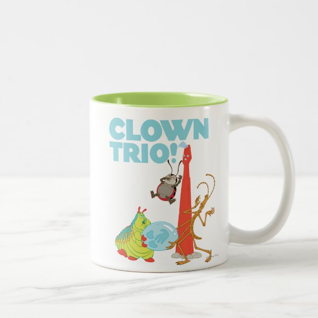 Clown Trio! Two-Tone Coffee Mug (Right)