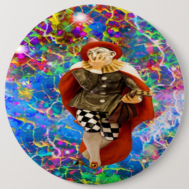 Clown Troubadour Button (Front)