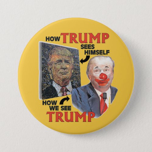Clown Trump Button